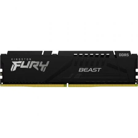 Kingston FURY Beast KF560C30BBEK2--32 DDR5 32GB (2x16GB) 6000MHz CL30 1.4V DIMM Kit con EXPO y XMP 3.0, disipador y LEDs